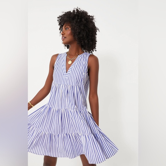 COPY - - POMANDER PLACE

Blue and White Stripe Sleeveless Cotton Poplin Kenzo D… - Picture 2 of 7